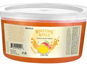 Organic, Low-Calorie, Gluten-Free, Halal, Saturated Fat-Free Translucent Bob Tapioca Pearls, 1lb Pack of 1, Refrigerated Bubble Tea Drink Topping