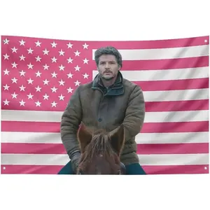 Funny American flag wall hanging Pedro flag tapestry,can be used in kitchen, living room,Pascal bedroom, dining room, outdoors, gifts.