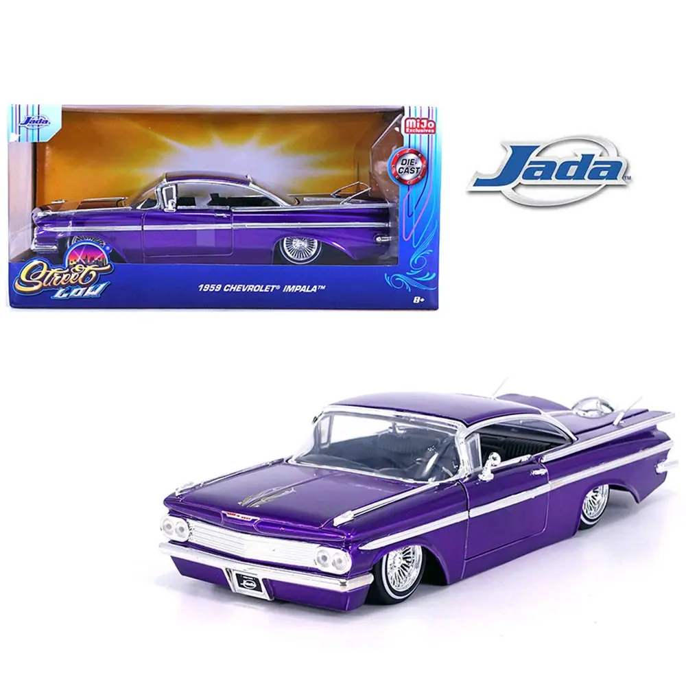Jada 1:24 1959 Chevrolet Impala SS Lowrider Wire Wheels – Candy