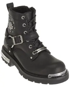 Harley Davidson Women's Women'S Becky Moto Boot Round Toe - D87048