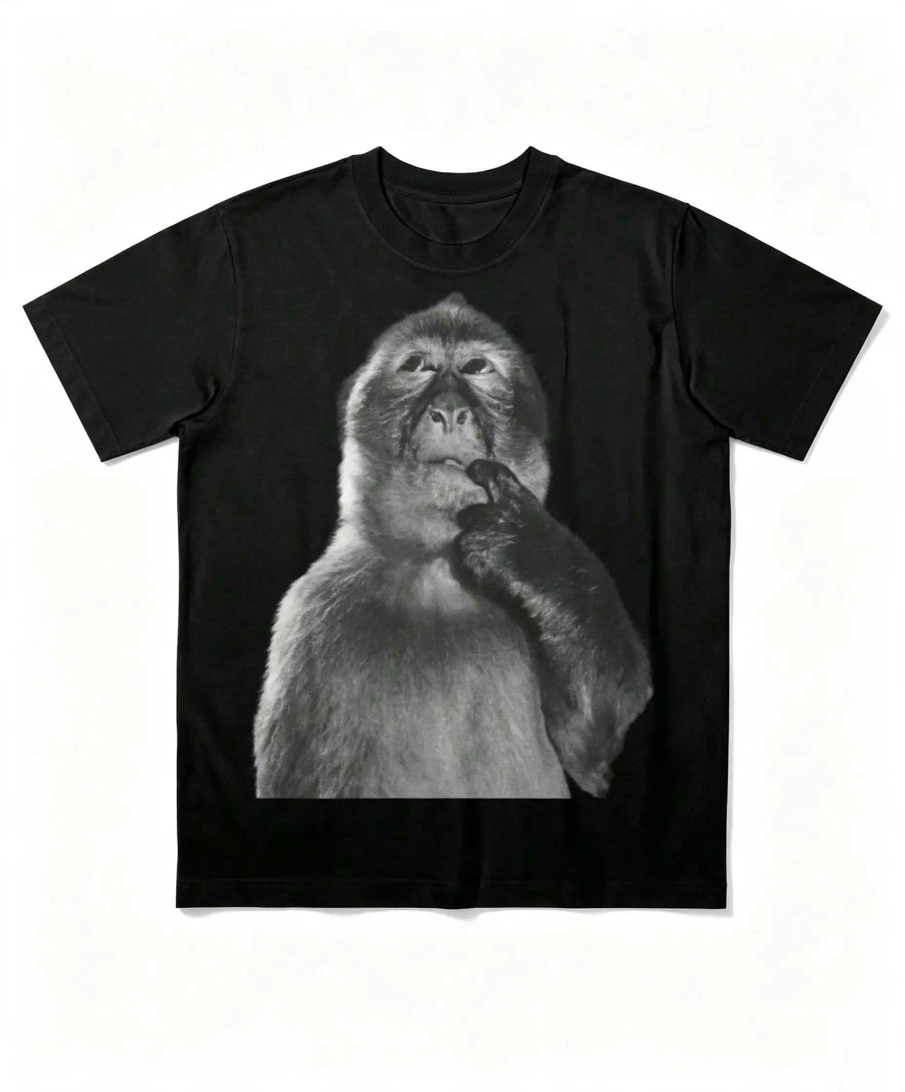 Funny Monkey Shirt, Stupid Meme Tshirt, Dank Memes Tee, 90s Vintage Bootleg, Odd Core Aesthetic Graphic Tee Crewneck