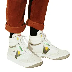 White Servis Cheetah High Top Sneakers White Servis Cheetah High Top Sneakers