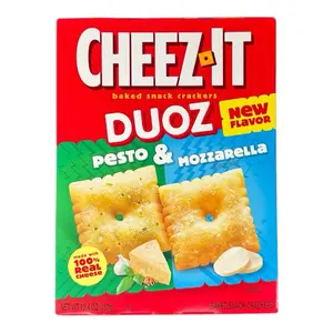 Cheez-it Baked Snack Crackers Duz Pesto & Mozzarella- 1 Box 12.4 oz