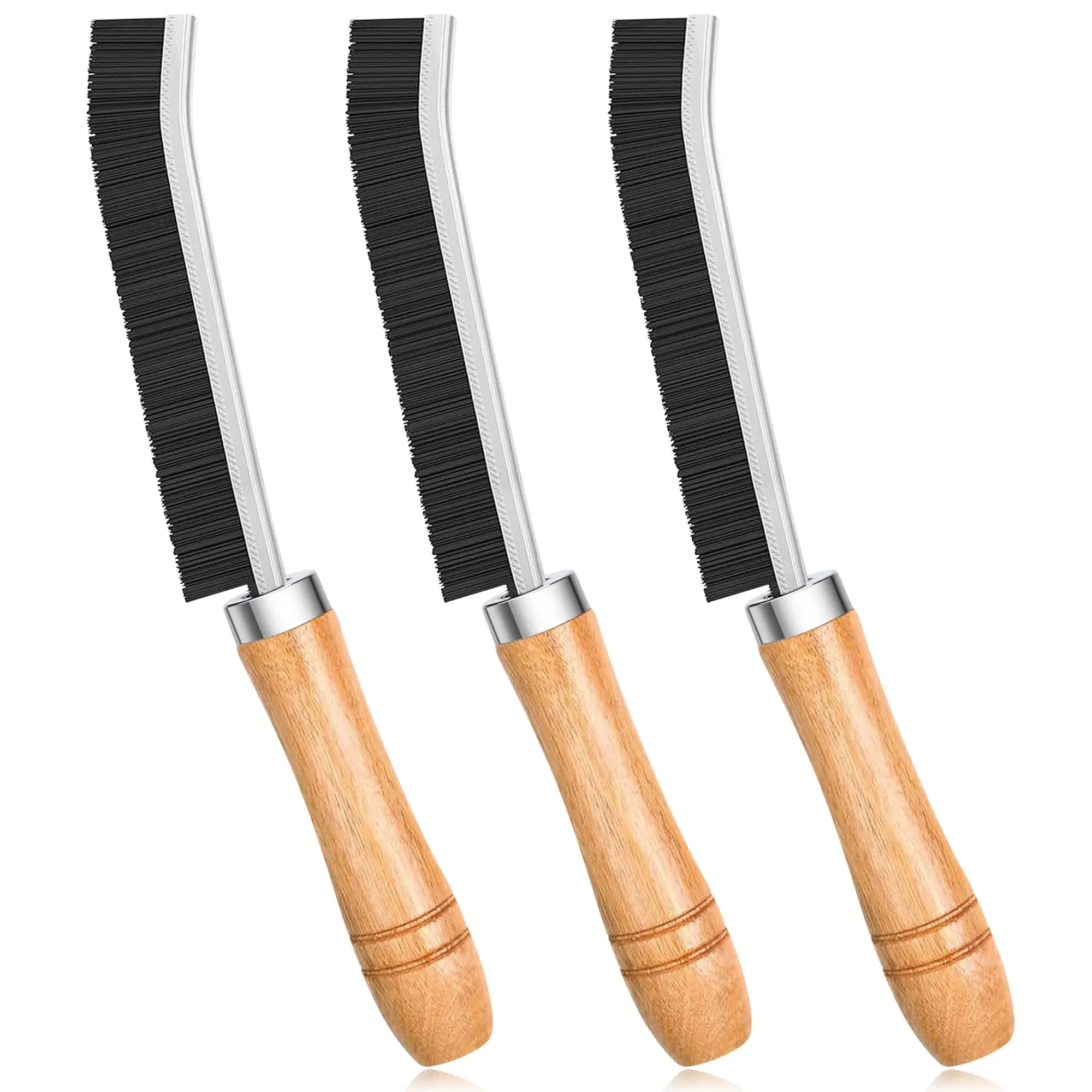 Crevice Cleaning Brush 3 Pcs Cleaning Supplies Hard Bristle Crevice Cleaning Brush Crevice Cleaning Brushes for Household Use Bathroom Tiles Kitchen