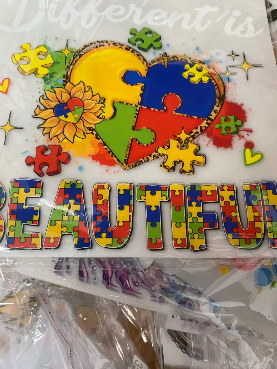 1000pcs Heat Transfer Stickers Decals DIY