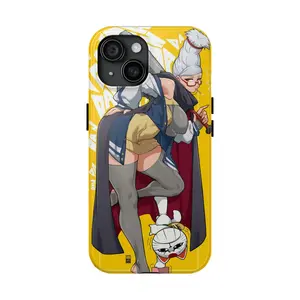 Anime Girl Character Protective Phone Case – Stylish Cartoon Cover for iPhone & Samsung