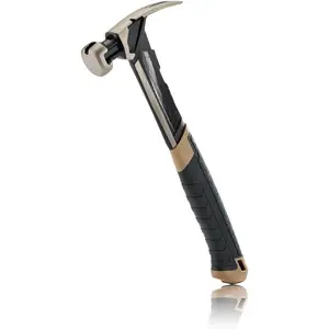 Tools Nailing Hammer, 16 oz, Rip Claw, Smooth Face, Shock-Absorbing Grip