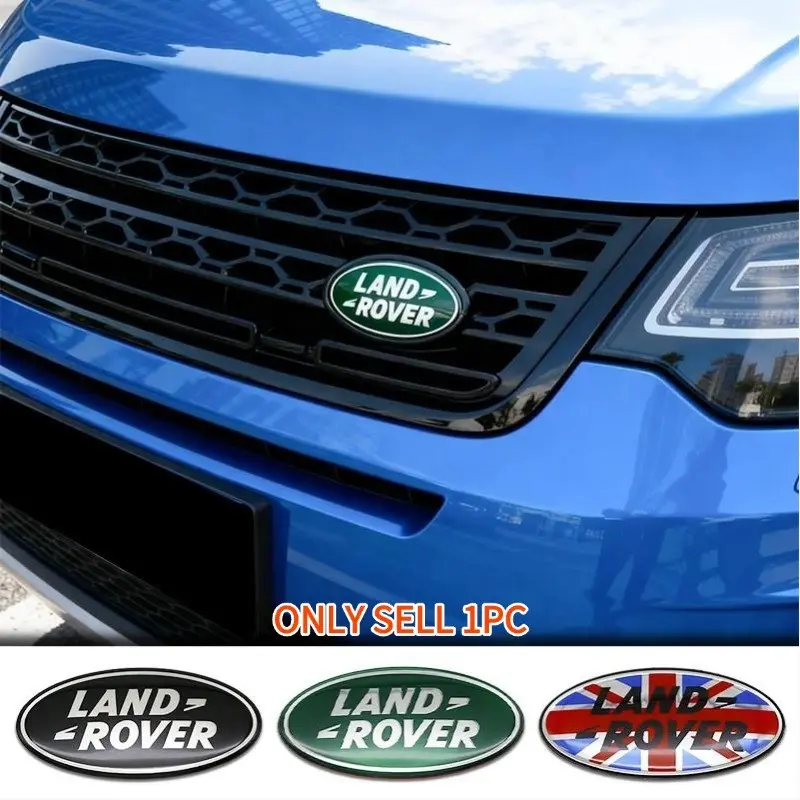 1pcs Land Rover Letter Badge Car Body Custom Style Sticker, Waterproof Scratch-Resistant Self-Adhesive Car Sign, Car Decals, Automotive Decals, Suitable for Defender, Range Rover, Discovery, Evoque, Freelander, Car Stickers
