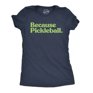 Funny Pickleball T Shirts for Women - Sarcastic Pickle Ball Tees for Casual and League Play Funny Womens T Shirts Cute Vintage Fashion Casual Ladies T-Shirt Gift Pickle Ball Tops for Women Funny Sarcastic Top