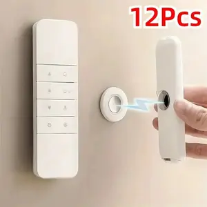 Magnetic Remote Control Holder, Wall Mount Adhesive, Strong Hold TV Remote Holder, Ideal for Home & Office Use, Wall Mounted Organizer