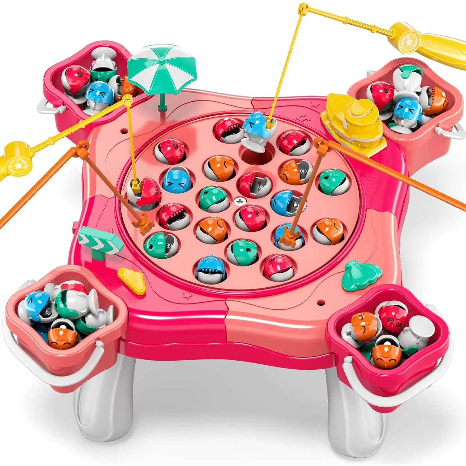Magnetic Fishing Game  Kids Toddlers 3-5, 70 pcs Fishing Toys  Kids Toddlers 3-5, Table Toys Board Game Birthday Gifts  3 4 5 6 7 8 Years Old Kid Toddler