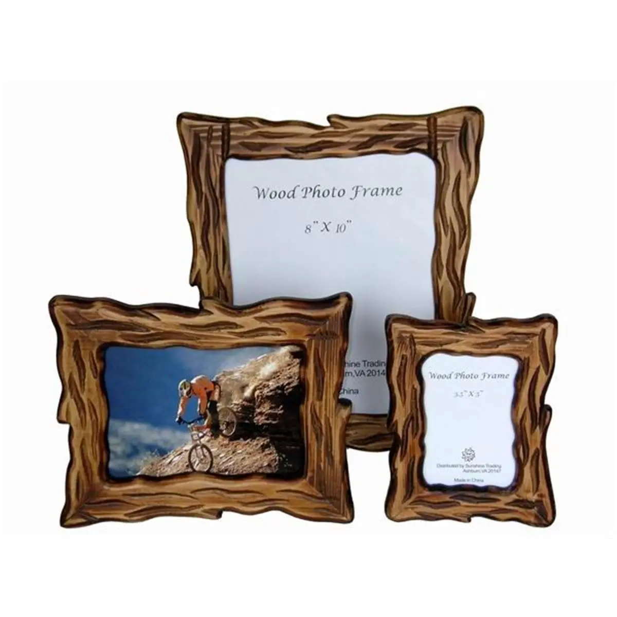 Sunshine Trading ST-12-5 Handmade Wood Photo Frame - 3.5 x 5 Inch