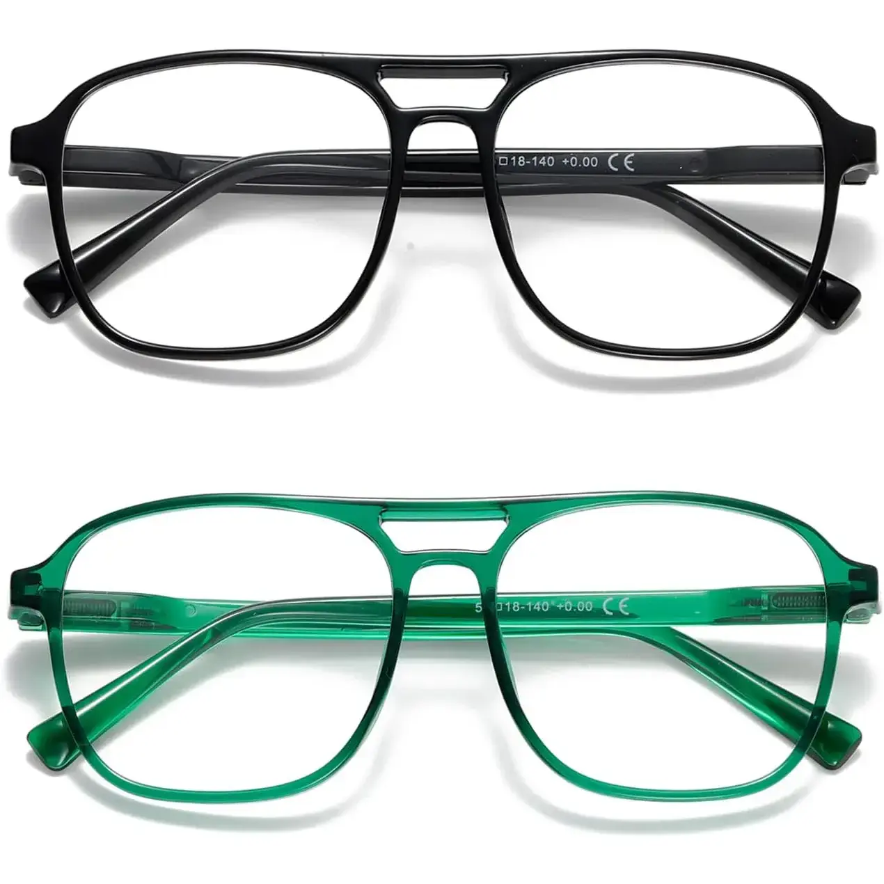 Aviator Reading Glasses - Bluelight Blocking Computer Eyewear for Women and Men
