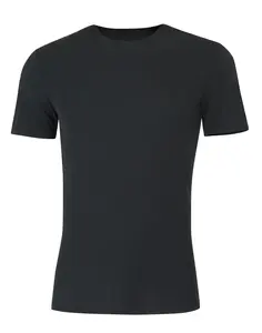 Hanes Perfect Flex Men's Tee Black Crewneck Undershirt 1-pack Underwear Multi Pack Comfortable Fit Soft Stretch Fabric Breathable Ujtcb1