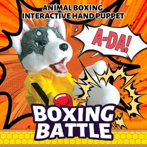 A-Da Animal Hand Puppet Toy - Interactive Kids Play Puppet, Colorful Cartoon Puppet Game for Party Fun & Gift