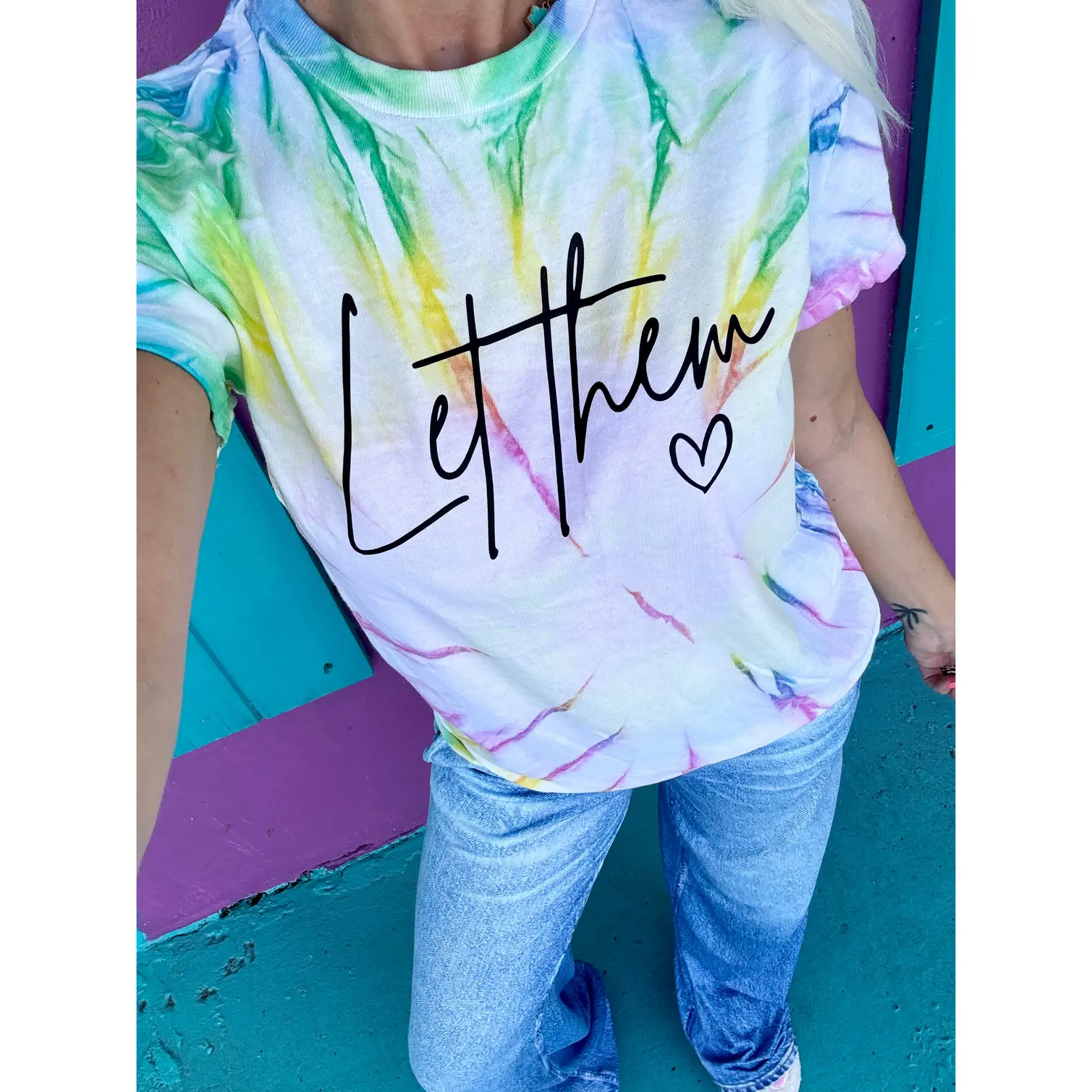 Let Them Tie-Dye Tee