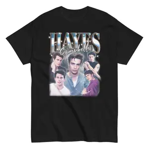 HAYES CAMPBELL Vintage Shirt | Nicholas Galitzine Homage Fan Tees | Character Idea of You | August Moon Graphic Retro 90s Gift