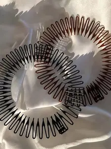 Simple Style Plain Color Wave Design Hair Bands, 2pcs/set Casual Trendy Elastic Hair Bands for Women & Girls, Fashionable Hair Accessories Elastic Hair Accessory for Daily Use