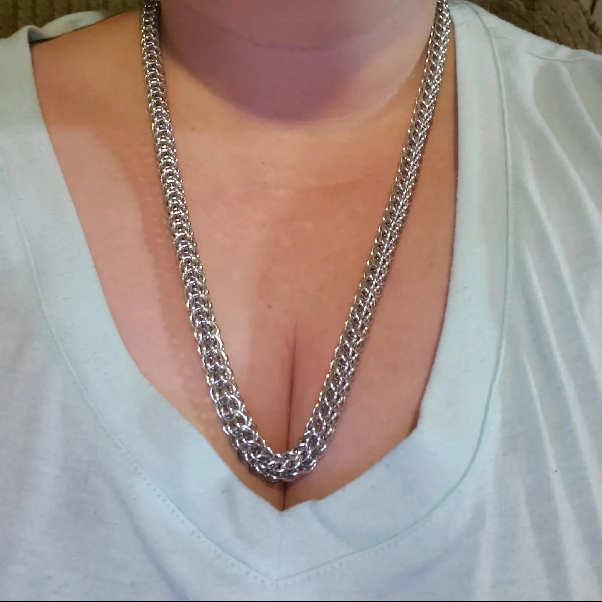 24 inch Full Persian 6 in 1 chainmaile necklace.