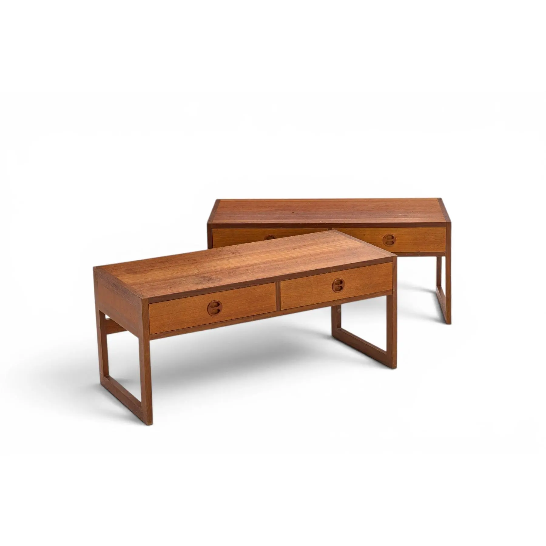 PAIR OF 1960s TEAK HALL FURNITURE VARIE BY ARNE WAHL IVERSEN FOR IKEA