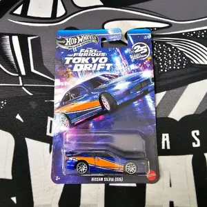 Hot Wheels Silver Series - Tokyo Drift - Nissan Silvia S15 - 1:64 Diescat Model Toy Car