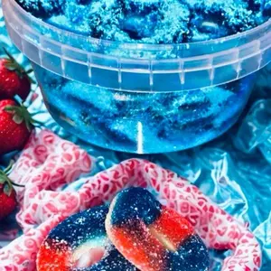 Blue Raspberry and Strawberry Cream Sour/1 lb