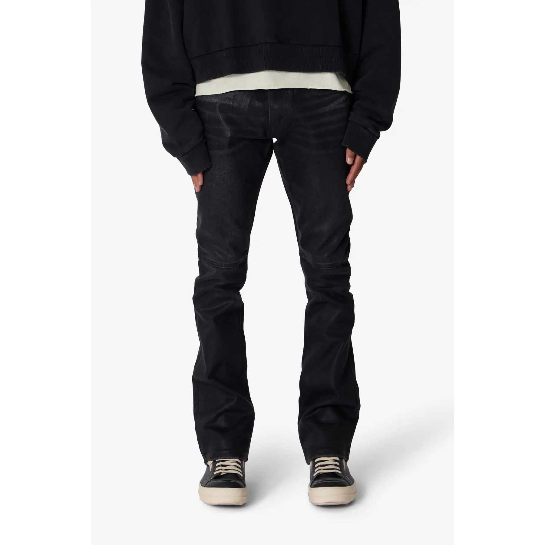 mnml B729 Waxed Denim - Black