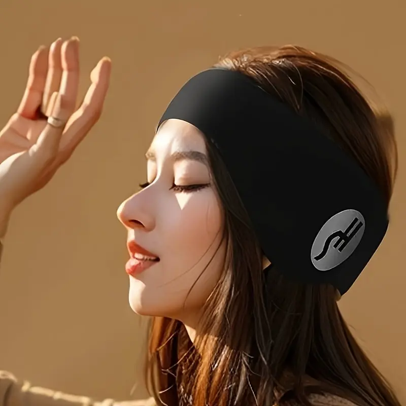 Noise-Canceling Sleep Mask with Ear Covers, Adjustable Soft Polyester Fiber Eye Mask for Travel & Home Use, Pure Design, Sleeping Eye Mask, Sleep Aid Products, Sleeping Eyemask, Sleeping Masks