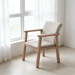 Solid Wood Kids Study Chair with Soft Cushion – Comfortable, Supportive, Ideal for Home & Classroom