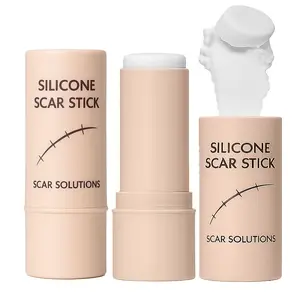Scar Solutions Silicone Scar Stick 10G with Centella Asiatica Extract & Vitamin E for Face & Body Repair Stretch Marks Sagging Skin & Surgical Scars Healing