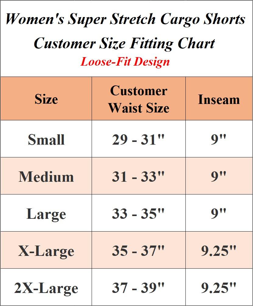 3-Pack Women’s Flex Cargo Shorts with Elastic Waistband and Drawstring – Comfortable Fit with 6 Pockets and Stretch Fabric (S-2XL) 3-Pack Women’s Flex Cargo Shorts with Elastic Waistband and Drawstring – Comfortable Fit with 6 Pockets and Stretch Fabric (S-2XL)