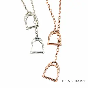 The Open Range Stirrup Necklace