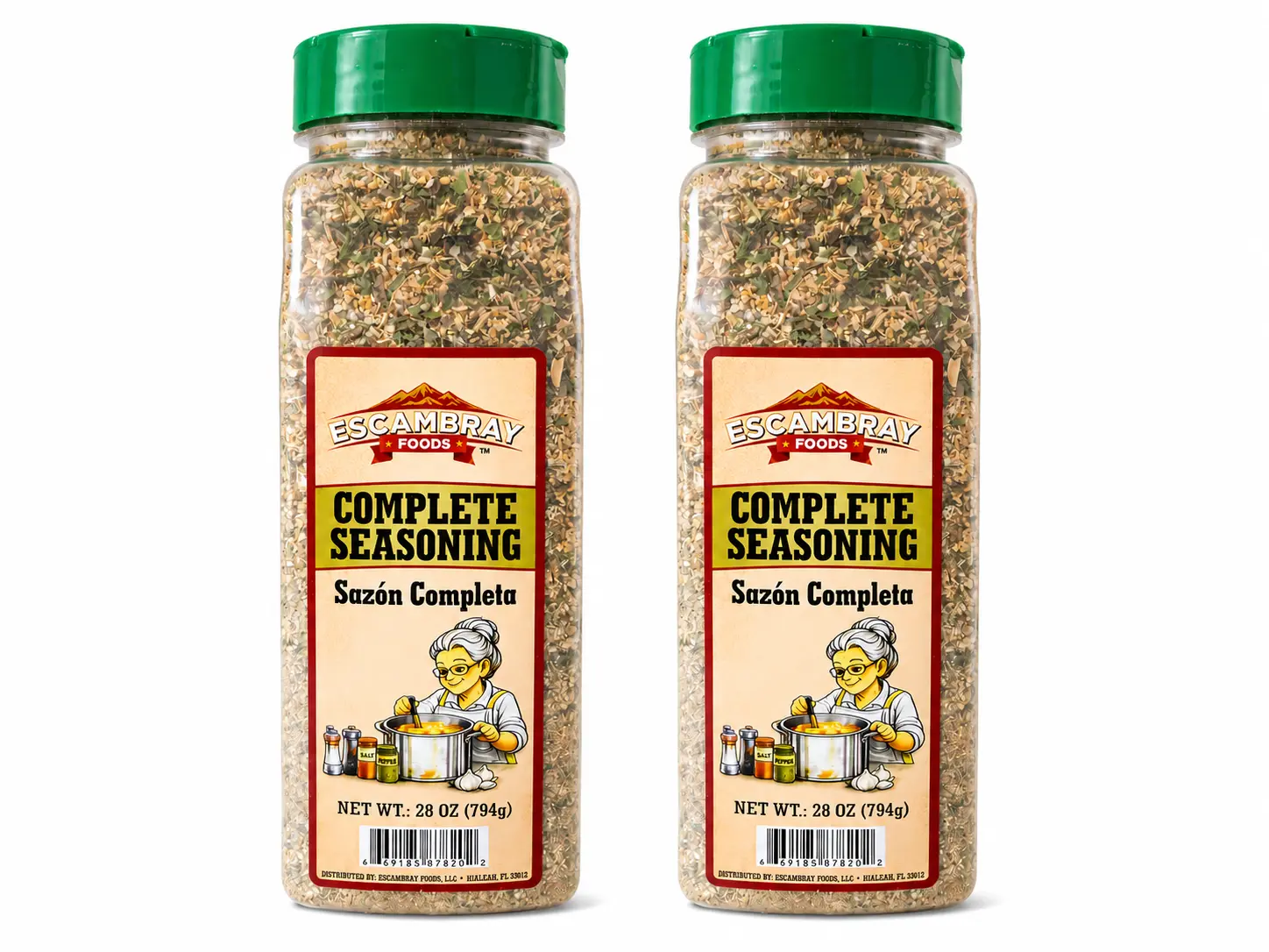 Complete Seasoning with Garlic & Natural Spices - All Purpose Seasoning 28 oz (Pack of 2)