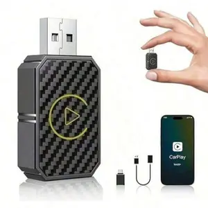 Wireless CarPlay Adapter, 2-in-1 Wired-to-wireless, for Apple And Android Auto