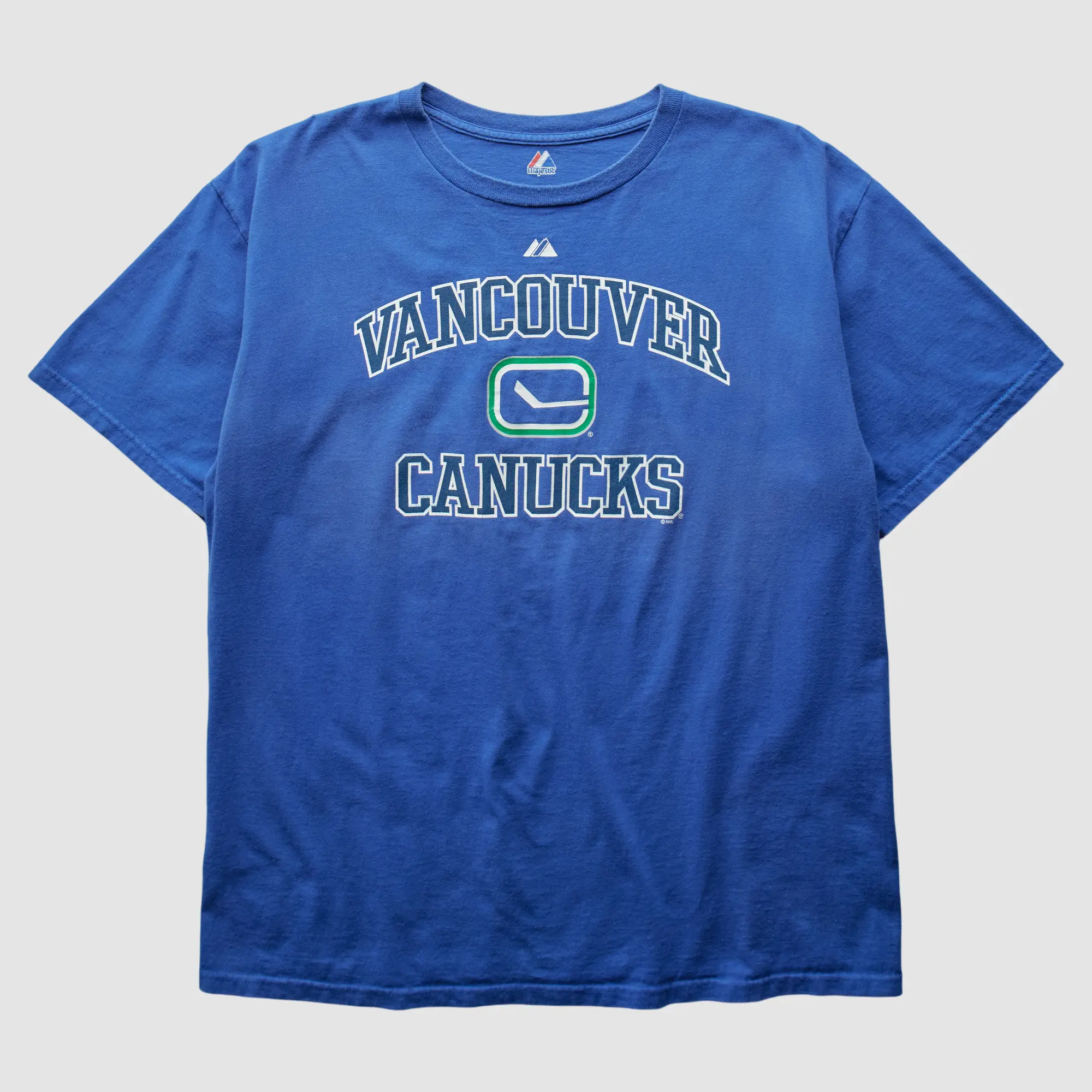 Vancouver Canucks Majestic 2000s T-Shirt - Blue - M