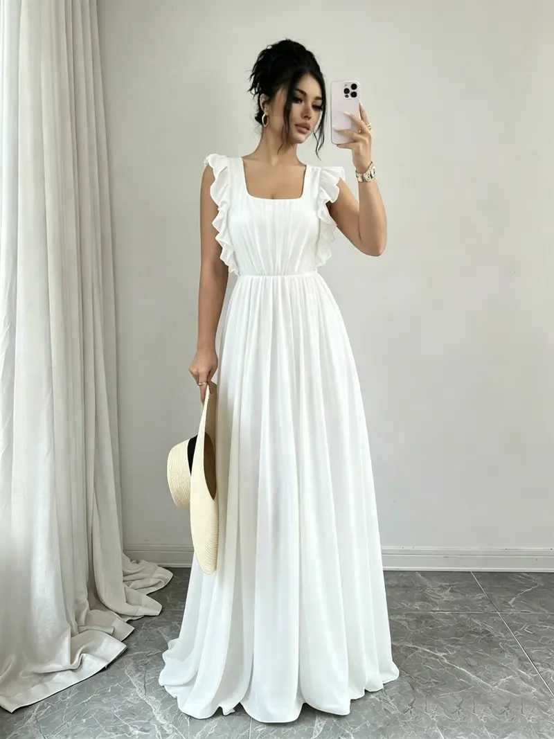 flowy long white dress - TikTok Shop flowy long white dress - TikTok Shop