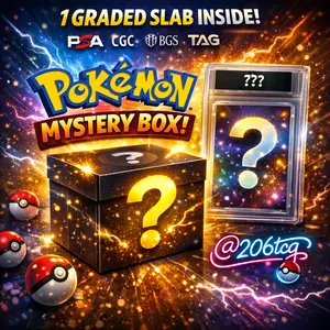 Pokémon Mystery Box 1 Graded Slab ( PSA, BGS, CGC, TAG) *SHIP ONLY*