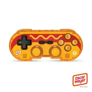 Hyperkin Oscar Mayer Pixel Art Bluetooth Controller - Officially Licensed - For Nintendo Switch, PC, Mac, Android, iOS (Hot Dog)