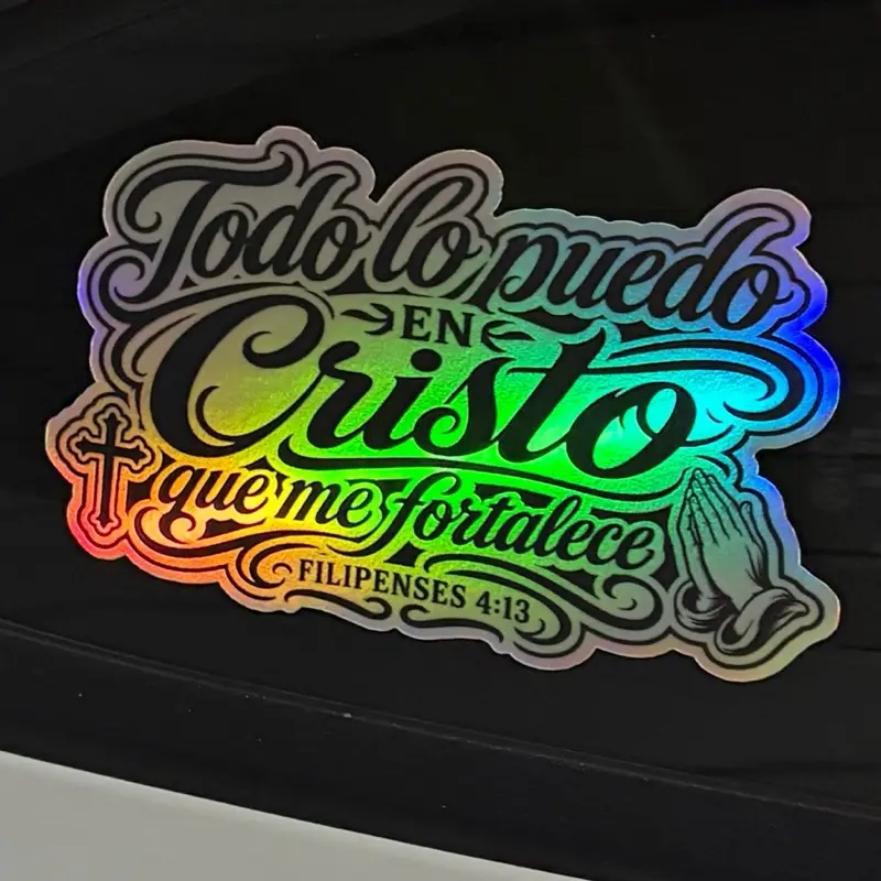I can do all things through Christ who strengthens me car decal
