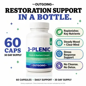 3-Plenic | Nicotine & Stimulant Use Replenishment Complex | 30 day supply