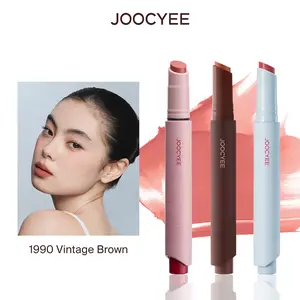 JOOCYEE Velvet Rouge, Matte Lipstick, Blur, Smooth, Non-Smudging, Transfer-Proof, Non-Drying, Long-Lasting, Lightweight, 2-in-1 Lip & Cheek, Waterproof, Beginner-Friendly, Non-Stick Cup, Makeup, Cosmetic, Summervibes,Summerwins