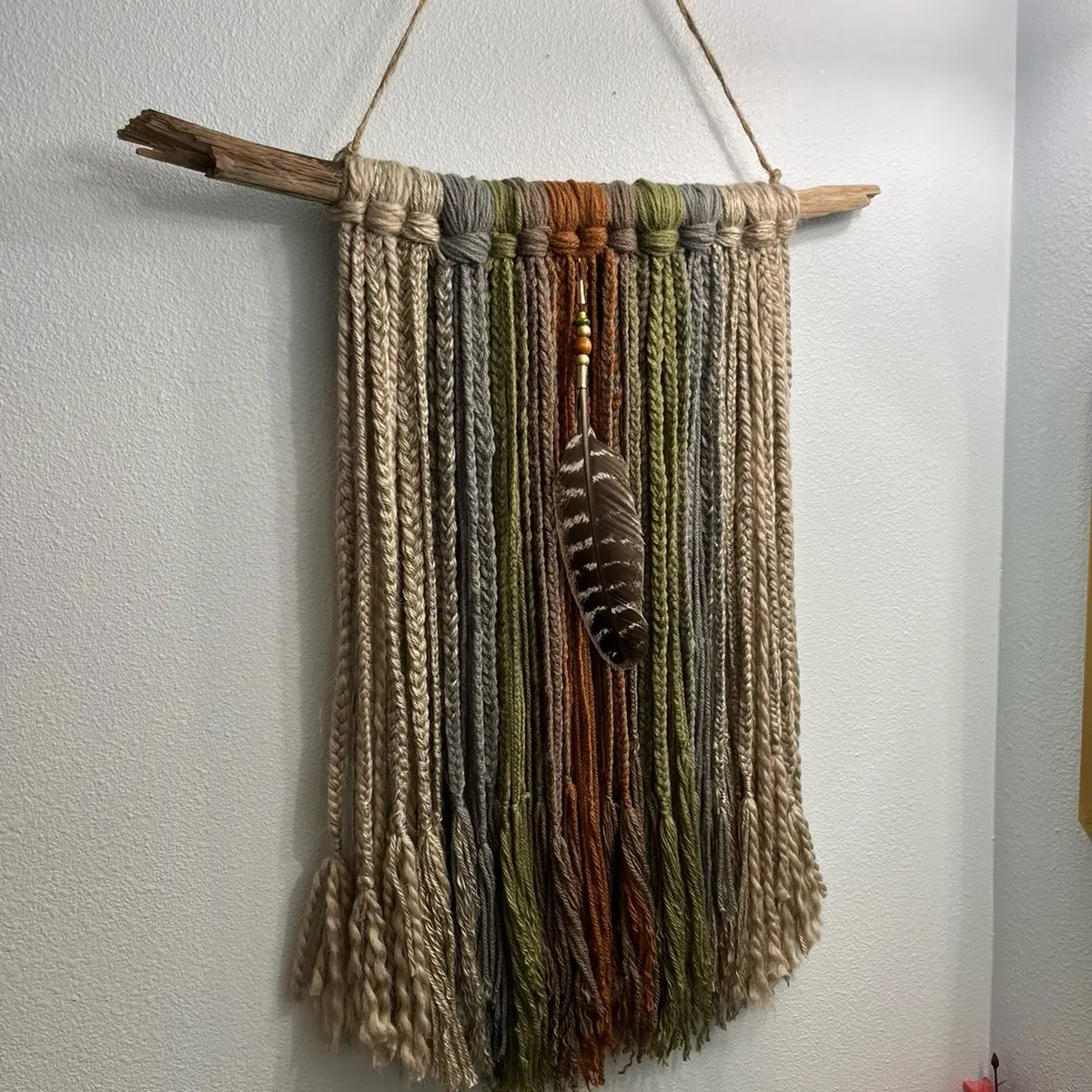 Handmade Driftwood Boho Wall Art Hanging Decor