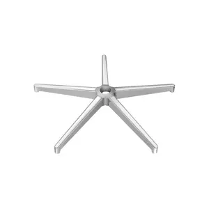 VEVOR Office Chair Base Replacement, 28, 2500 lbs Static Load Capacity, Heavy Duty Universal Computer Desk Chair Stool Base Part with Reinforced Metal Legs, Desk Chair Base Replacement Parts, Silver