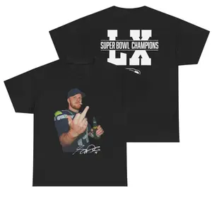 Sam Darnold Middle Finger Shirt Cotton Unisex T-Shirt (Sweatshirt, Hoodie)