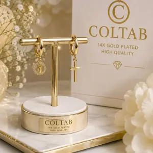 Grace & Faith Hoops by COLTAB