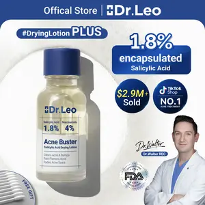 Dr.Leo Drying Lotion – Pimple Treatment & Body Acne Treatment 1.8% Encapsulated Salicylic Acid+4% Niacinamide – For Oily, Acne-Prone & Sensitive Skin (20ml)