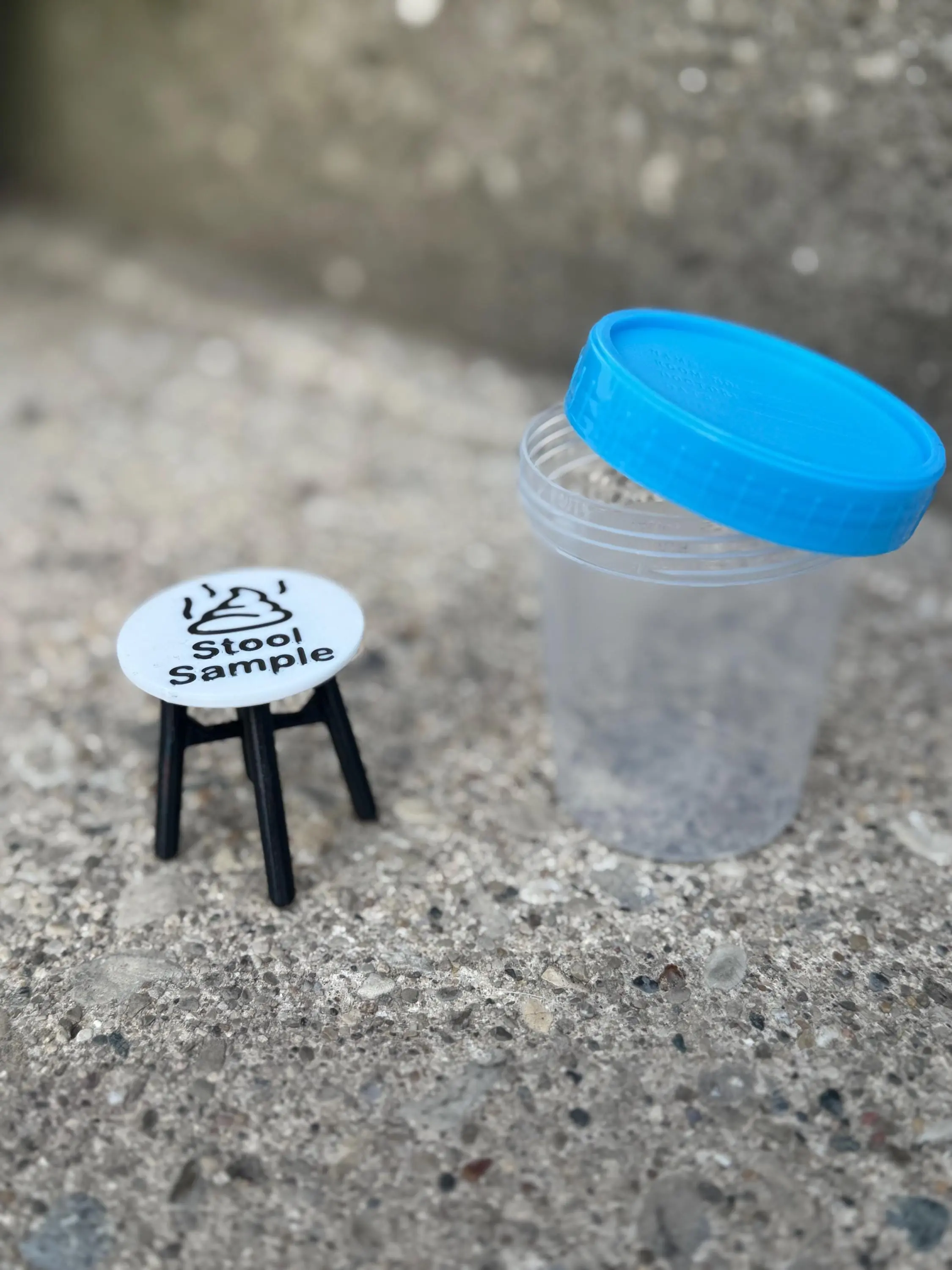 3D Printed Stool Sample Gag Gift | Novelty Medical Humor - PETG