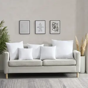 Throw Pillow Insert Set - Soft Durable Polyester Fabric, Available in Various Sizes