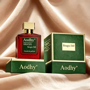Aodhy Rouge Essence Luxe Perfume - VibrantSaffron, Warm Amber, Woody Accords & CreamyAlmond Notes in Gold Bottle #Summervibes