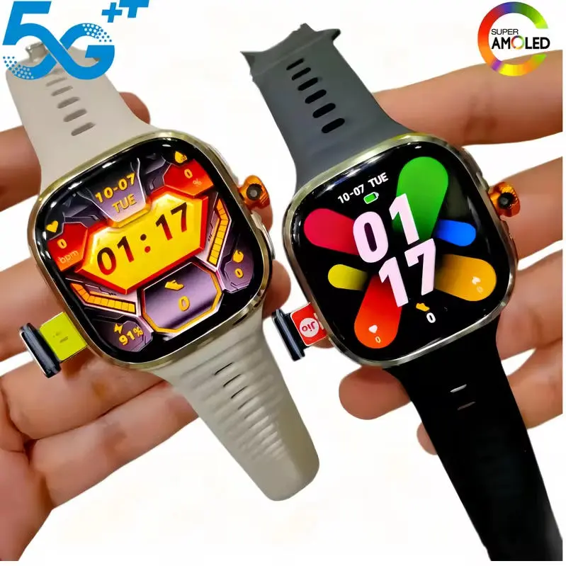 NEW M99 Wearable Tech Smartwatch, 2.4-inch Screen, 190° Rotary Camera, GPS, WIFI, Bluetooth, Android 10.0, Fast Charging, 2100mAh Battery, IP67, Contacts, Settings, Gallery, Calendar, Mobile App Support, 1 Charging Cable, Wristwatch, Devices, Smart Watche